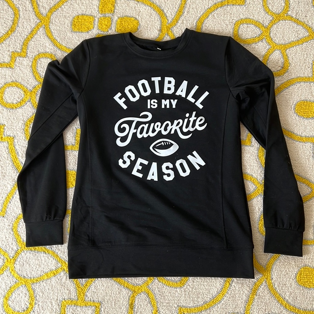 🏈NWOT Football Is My Favorite Season LS Shirt🏈 Sz L